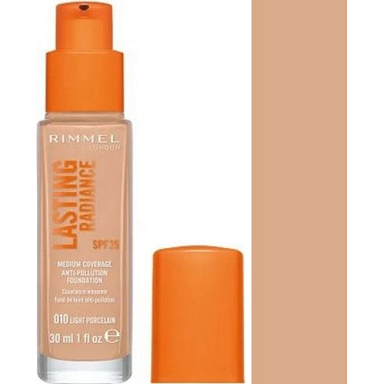 Rimmel London Lasting Radiance Makeup 010 Leichtporzellan 30 ml