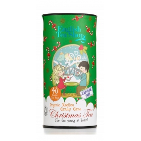 English Tea Shop Bio Weihnachtskekse entkoffeinierter Tee, für Kinder ab 3 Jahren 40 Stück Teebeutel, 60 g