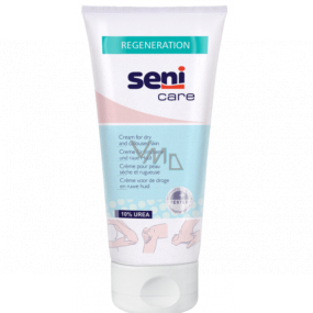 Seni Care Regenerierende Pflegecreme 10% Harnstoff für trockene und geile schälende Haut des ganzen Körpers 100 ml