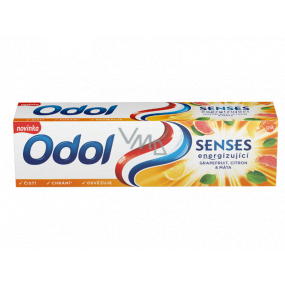 Odol Senses Energizing Grapefruit, Zitrone & Minze Zahnpasta 75 ml