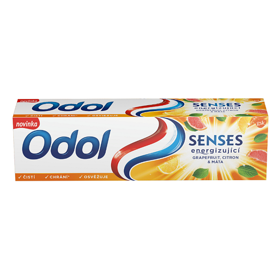 Odol Senses Energetisierende Grapefruit, Zitrone & Minze Zahnpasta 75 ml