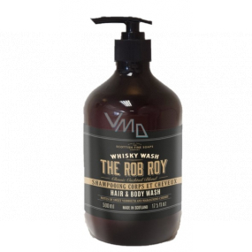 Scottish Fine Soaps Das Rob Roy Whisky Waschgel für Hände und Körper für Männer Spender 500 ml