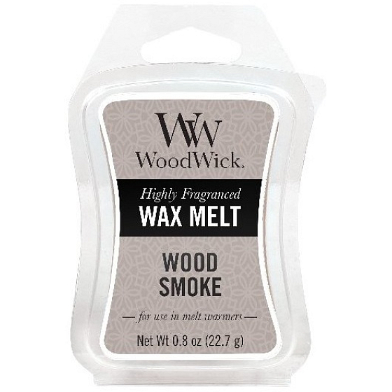 WoodWick Wood Smoke - Zedernholzrauch duftendes Wachs für Aromalampe 22,7 g