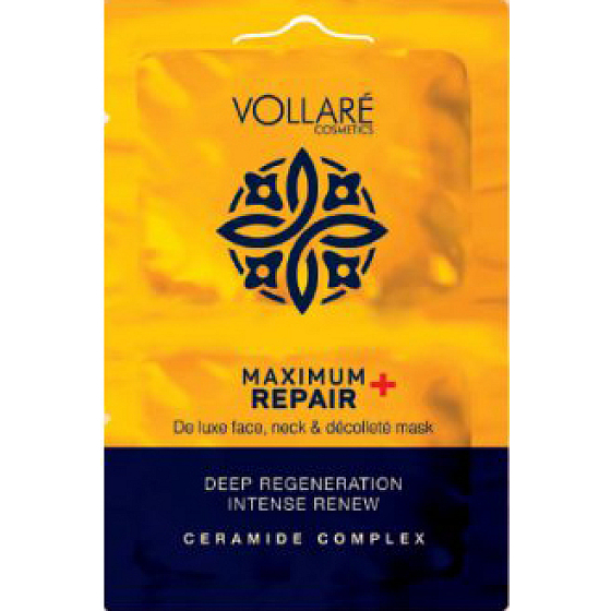 Vollaré Cosmetics Maximum Repair Regenerierende Gesichtsmaske zum Glätten von Falten 2 x 5 ml