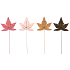 Holzplatte 10 cm + Draht, verschiedene Farben
