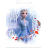Nekupto Geschenkpapiertüte 23 x 17,5 x 10 cm Ice Kingdom Elsa