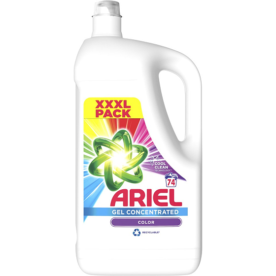 Ariel Color Flüssigwaschgel für Buntwäsche 74 Dosen 4,07 l