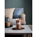 WoodWick Cashmere Duftkerze mit Holzdocht und Deckel Glas groß 609 g