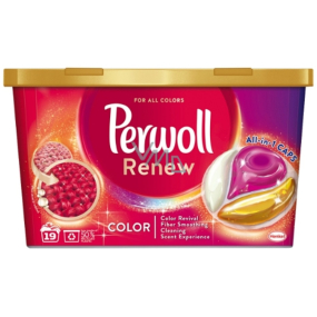 Perwoll Renew & Care Caps Kapseln zum Waschen von Buntwäsche 19 Dosen 275,5 g