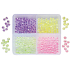 Perlen neon mix 4 Farben 24 g