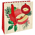 Nekupto Geschenkpapier Tasche Luxus 18 x 16 cm Weihnachtsäpfel