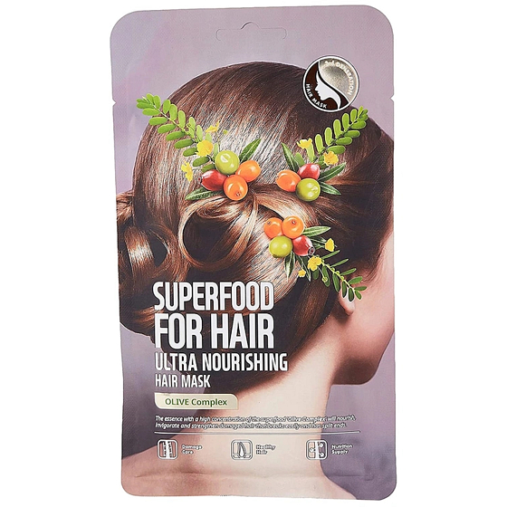 Farmskin Superfood Olive Feuchtigkeitsmaske für das Haar 1 Stück
