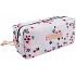 Beniamin Nature fashion Kosmetikkoffer, graue Blumen 20 x 9 x 7 cm