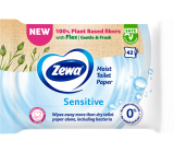 Zewa Pure Moist Toilet Tissue feuchtes Toilettenpapier, 42 Stück