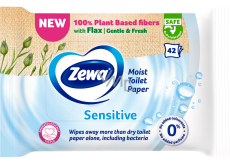 Zewa Pure Moist Toilet Tissue feuchtes Toilettenpapier, 42 Stück