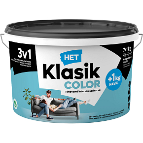 Het Klasik Color Malerfarbe, 0477 karibikblau, 7+1 kg