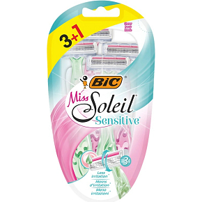 BIC Miss Soleil Sensitive, Damenrasierer, 3+1 Stk BIC Miss Soleil Sensitive, Damenrasierer, 3+1 Stk