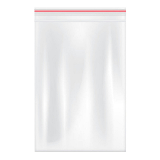 Presse Schnellverschlussbeutel, 50 µm transparent 10 x 15 cm 100 Stück
