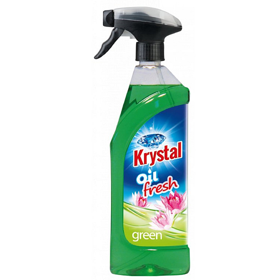 Krystal Öl-Erfrischer zum Parfümieren von Toiletten, Badezimmern und öffentlichen Räumen Sprühgerät mit originalem Parfümgrün 750 ml