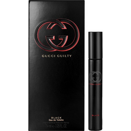 Gucci Guilty Schwarz Eau de Toilette für Frauen 7,4 ml in einer Geschenkbox