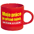 Nekupto Geschenke mit Humor Tasse mit der Inschrift Meine Arbeit ist streng geheim und ich weiß nicht, was ich hier mache 350 ml