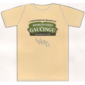 Nekupto T-Shirt 1. Professionelle Organisation von Sports Couching 1 Stück beige