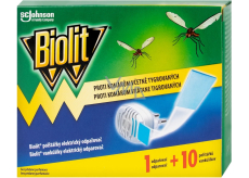 Biolit elektrischer Verdampfer gegen Mücken mit trockener Nachfüllung 10 Kissen, 7,4 g