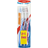 Aquafresh Flex Medium Medium Zahnbürste 3 Stück