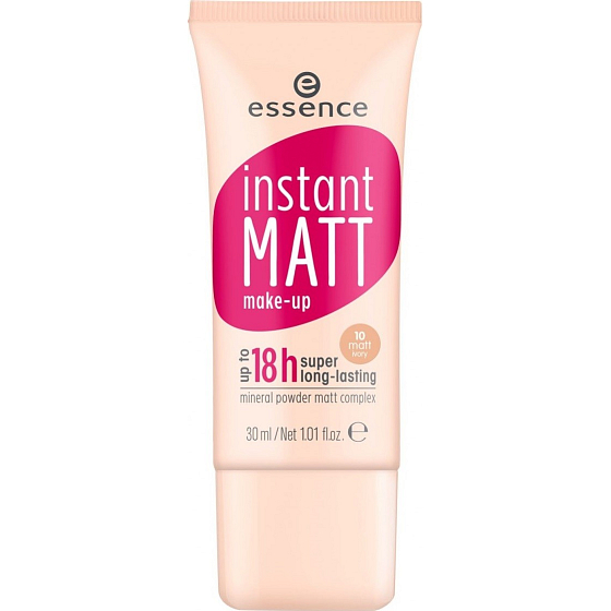 Essence Instant Matt Makeup 10 Matt Elfenbein 30 ml