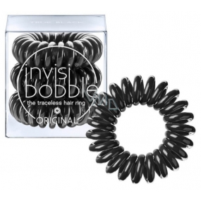 Invisibobble Original True Black Haarband schwarze Spirale 3 Stück