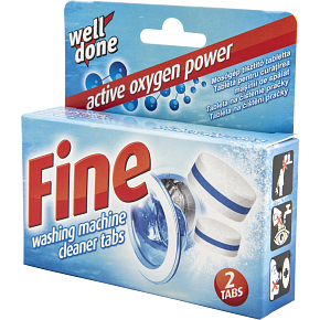 Well Done Fine Tabletten zur Reinigung der Waschmaschine 2 x 40 g