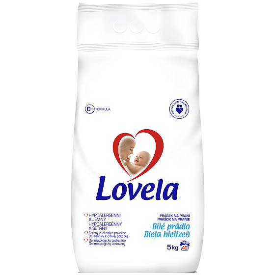 Lovela White Leinen Hypoallergenes Waschpulver 40 Dosen 5 kg