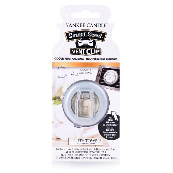 Yankee Candle Fluffy Towels - Flauschige Badetücher duften Clip in die Belüftung