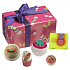 Bomb Cosmetics Ich freue mich auf Geschenkballistik 2x160 g + Block 50 g + Ball 30 g + Seife 100 g, Kosmetikset