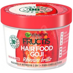 Garnier Fructis Goji Hair Food Maske, die dem gefärbten Haar Glanz verleiht 390 ml