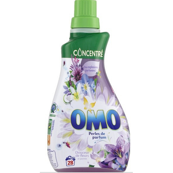 Omo Perles de Parfum Douceur de Fleurs et Jasmin Universalwaschgel 26 Dosen 1 l