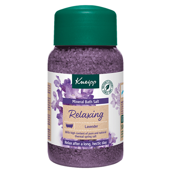 Kneipp Lavendel Träumendes Badesalz, intensive Freisetzung mit dem Duft der Provence 500 g