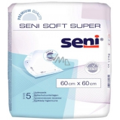 Seni Soft Super hygienische Saugeinlagen 4 Tropfen, 60 x 60 cm 5 Stück