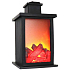 ImPap Lampe mit der Wirkung eines brennenden Kamins LED-Licht 24,5 x 14 cm