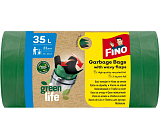 Fino Green Life recyklované PE pytle na odpad, 25 µ, 50 × 55 cm, 35 l, 22 ks