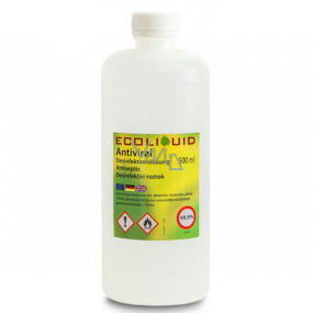 Ecoliquid Antivirale antiseptische Desinfektionslösung, wirksame Desinfektion, 500 ml nachfüllen