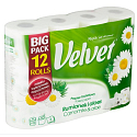 Velvet Camomile & Aloe Toilettenpapier mit dem Duft von Kamille 3-lagig 12 Stück