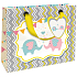Nekupto Geschenk Papiertüte Luxus 18 x 16 x 8 cm Elefant 1840 LIS