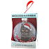 Albi Glas Weihnachtsschmuck mit Tieren - Schwarze Katze 7,5 cm x 8 cm x 3,6 cm