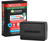 Garnier Skin Naturals Pure Active Charcoal Bar Solid Cleansing Facial Soap 100 g