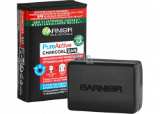 Garnier Skin Naturals Pure Active Charcoal Bar Solid Cleansing Facial Soap 100 g