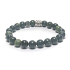 Serpentin Russisch (grün) Armband elastisch Naturstein, Perle 8 mm / 16-17 cm, Heilstein