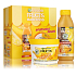 Garnier Fructis Banana Hair Food nährendes Shampoo für trockenes Haar 350 ml + nährende Maske für trockenes Haar 390 ml, Kosmetikset
