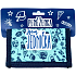 Nekupto Back To School Brieftasche blau Ich bin ein 13,5 x 9 cm
