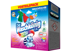 Der Waschkonig Color Box Waschpulver für Buntwäsche 30 Waschladungen 1,95 kg